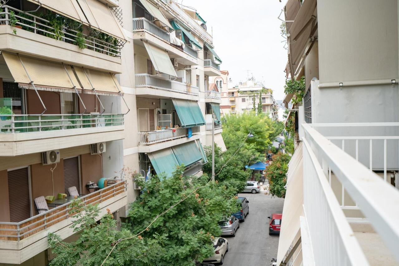 Athens Central Train St. Flat For 4 Pers By Mpsアパートメント エクステリア 写真